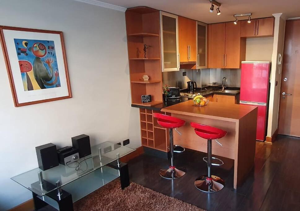 Providencia A Pasos Del Metro Pedro De Valdivia Apartment Santiago Luaran gambar